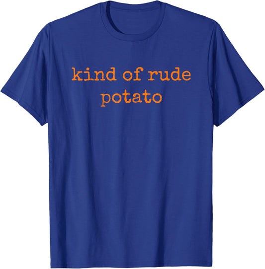 Sweet Potato and Kind of Rude Potato Cute Couples - Pair 2 T-Shirt - T-Shirt | Royal