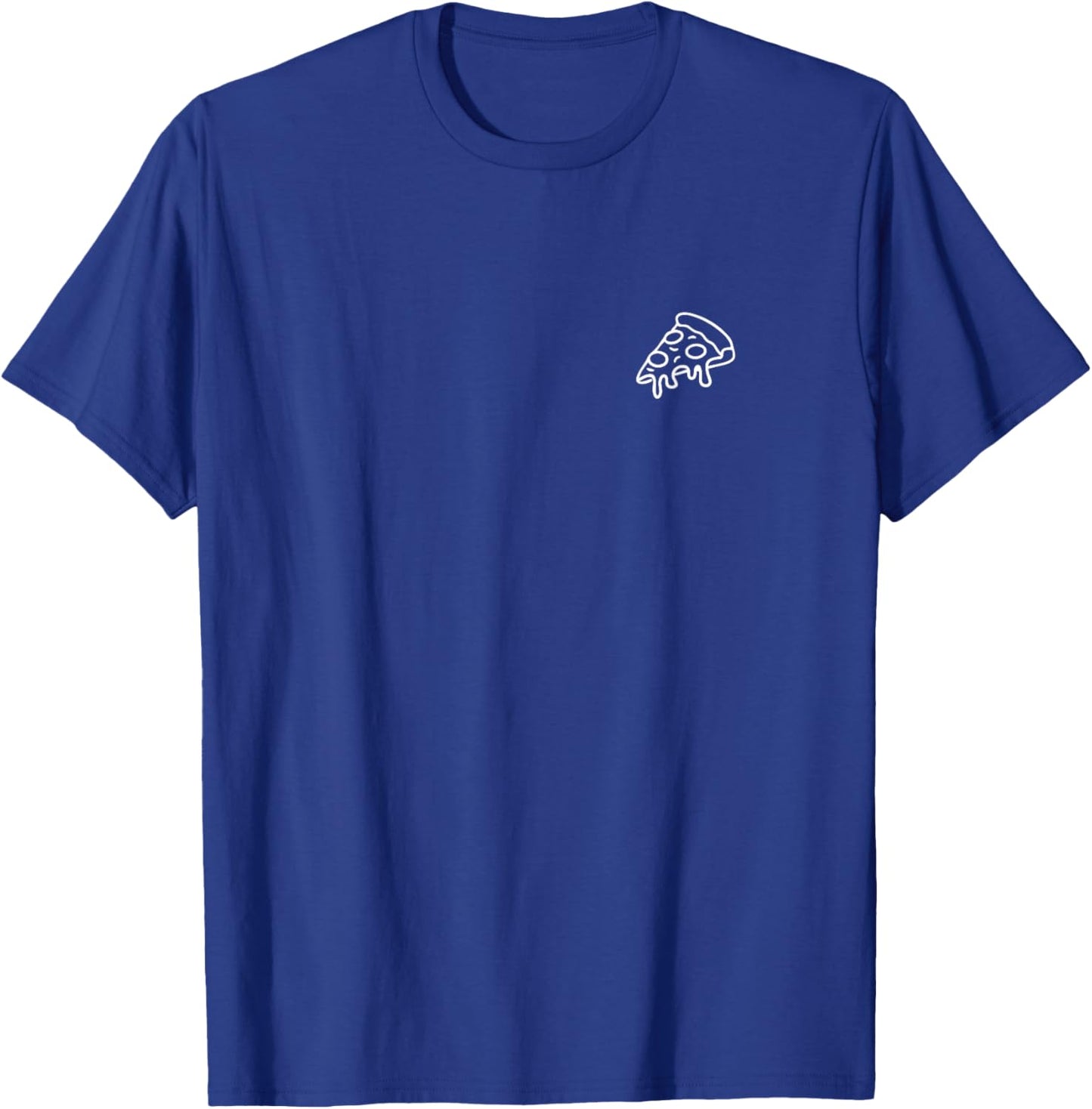 Pizza Slice Minimalist Graphic Favorite Food T-Shirt - T-Shirt | Royal