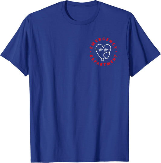 ER Nurse Emergency Department Emergency Room Healthcare T-Shirt - T-Shirt | Royal