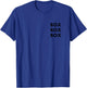 Box Box Racing Design T-Shirt - T-Shirt | Royal