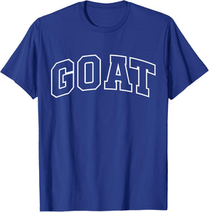 Goat Funny Athletic Lettering Costume Animal Lover T-Shirt - T-Shirt | Royal