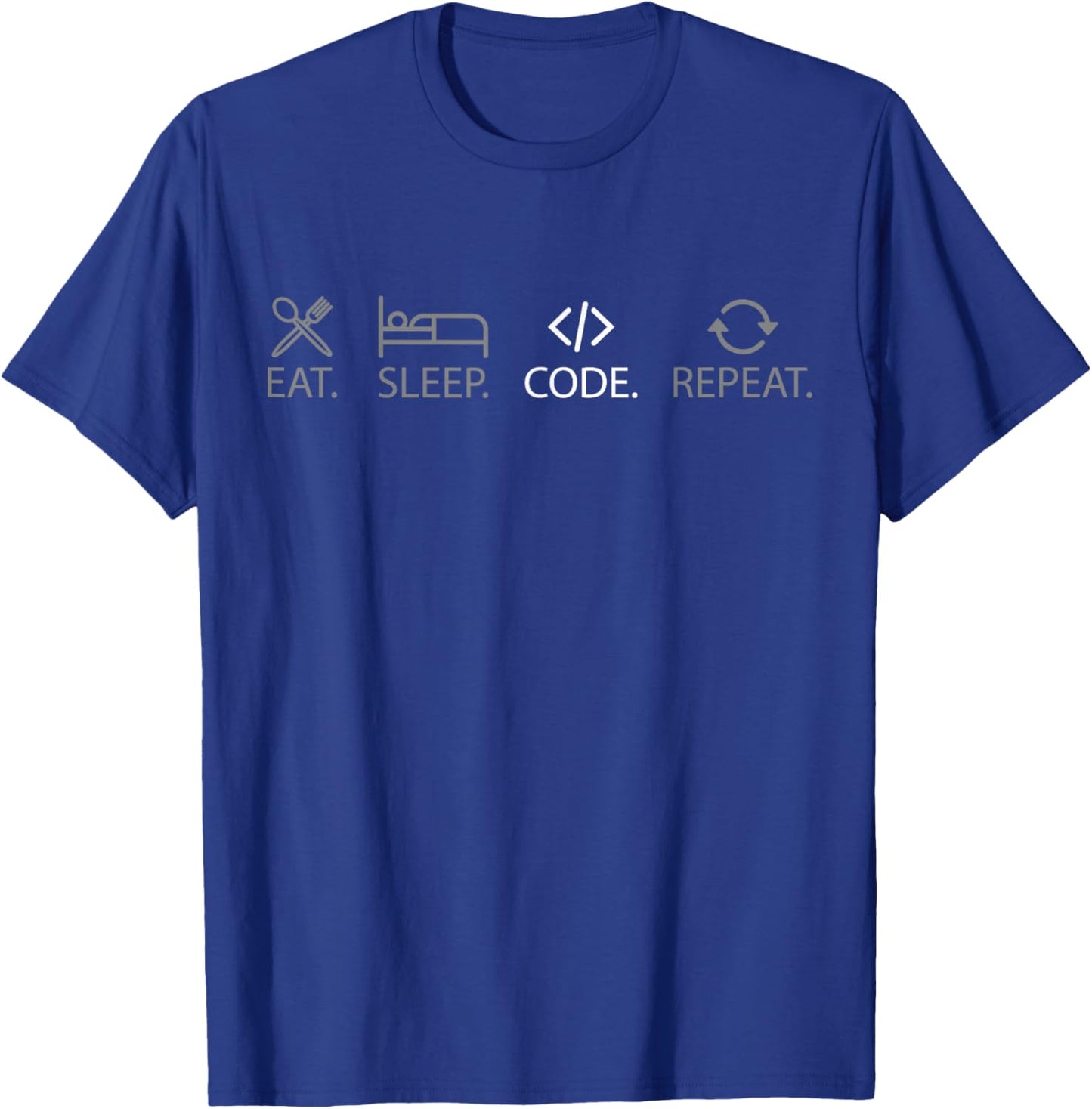 Binary Coding Nerd Computer Science Coder Funny Programmer T-Shirt - T-Shirt | Royal