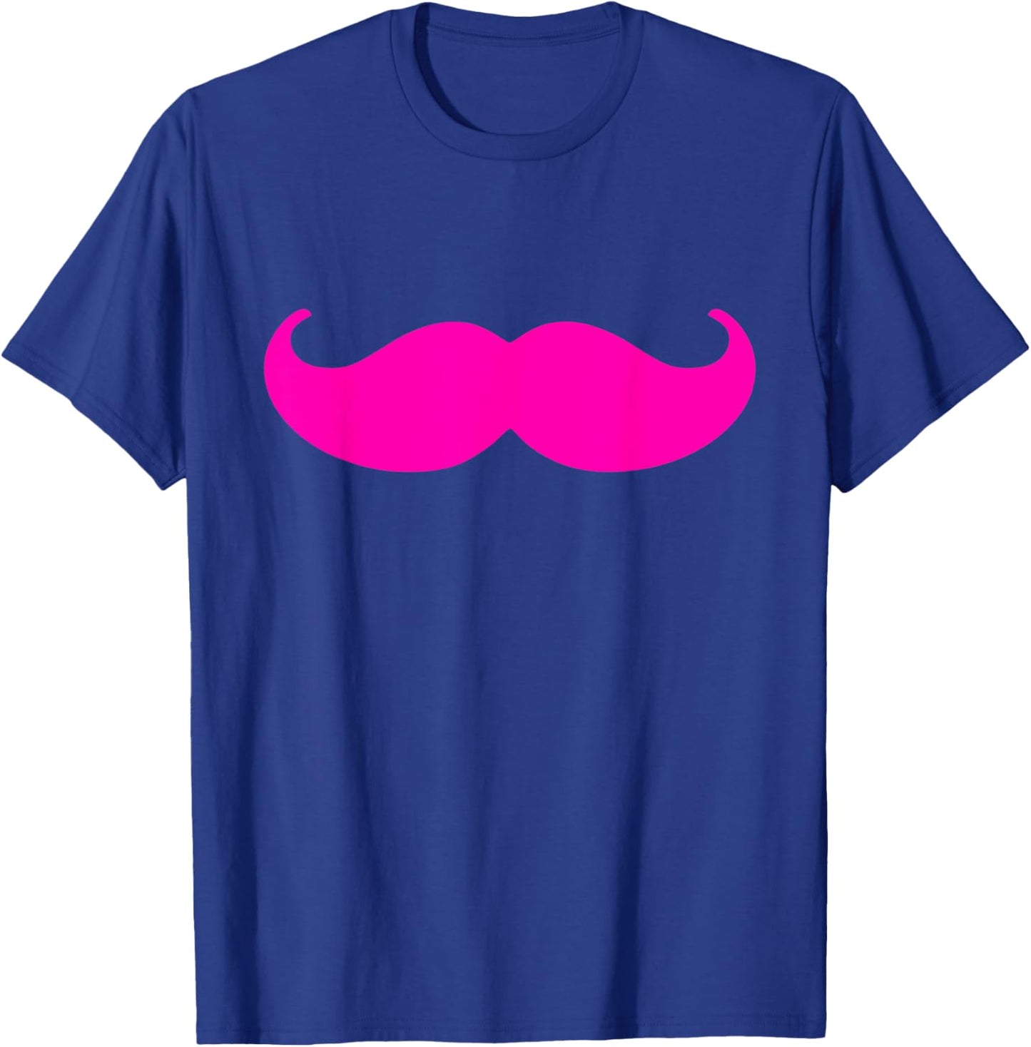 2000s Mustache Pink T-Shirt - T-Shirt | Royal
