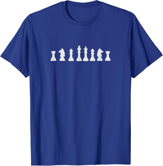 Chess Player Lover Graphic Art Chess Pieces Kids T-Shirt - T-Shirt | Royal