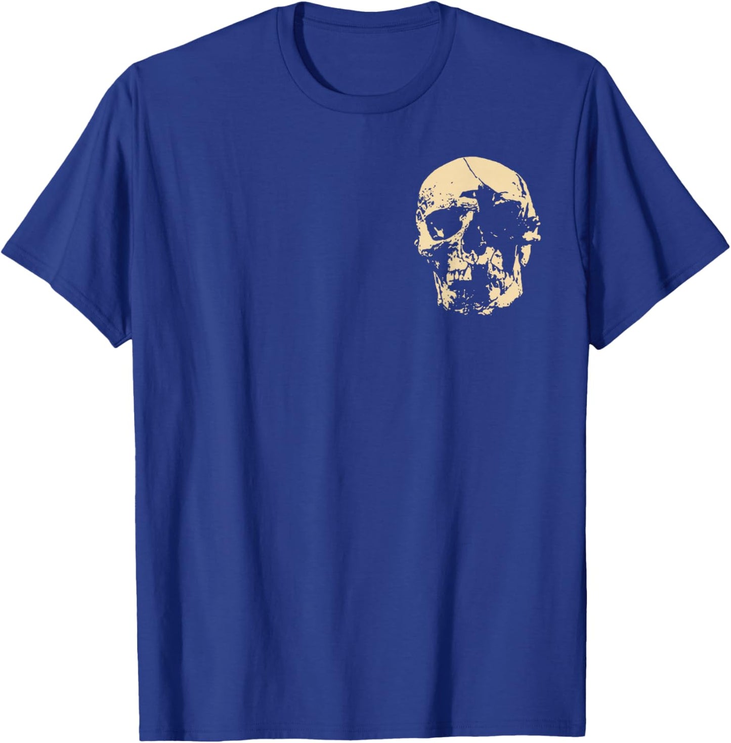 Psalm 3:7 Vintage Skull Christian Religious Bible 2 Sides T-Shirt - T-Shirt | Royal
