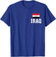 Iraq Flag Patriotic Country Roots Souvenir T-Shirt - T-Shirt | Royal