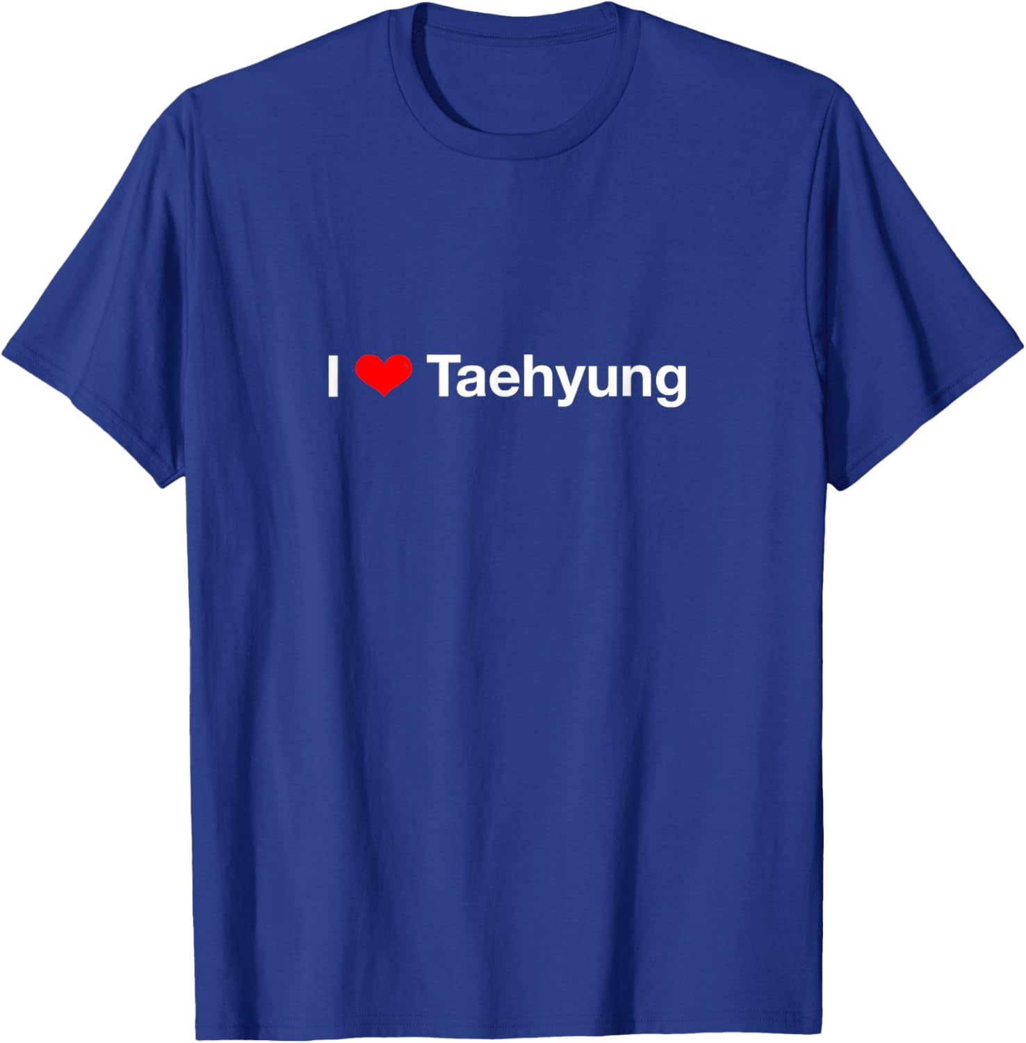 I Heart Taehyung T-Shirt - T-Shirt | Royal