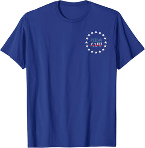 250 USA Flag Stars Pocket 250th Anniversary Men Women Kids T-Shirt - T-Shirt | Royal