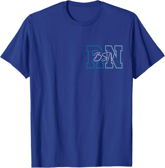 BSN RN BSN Grad Bachelor of Science in Nursing Graduation T-Shirt - T-Shirt | Royal