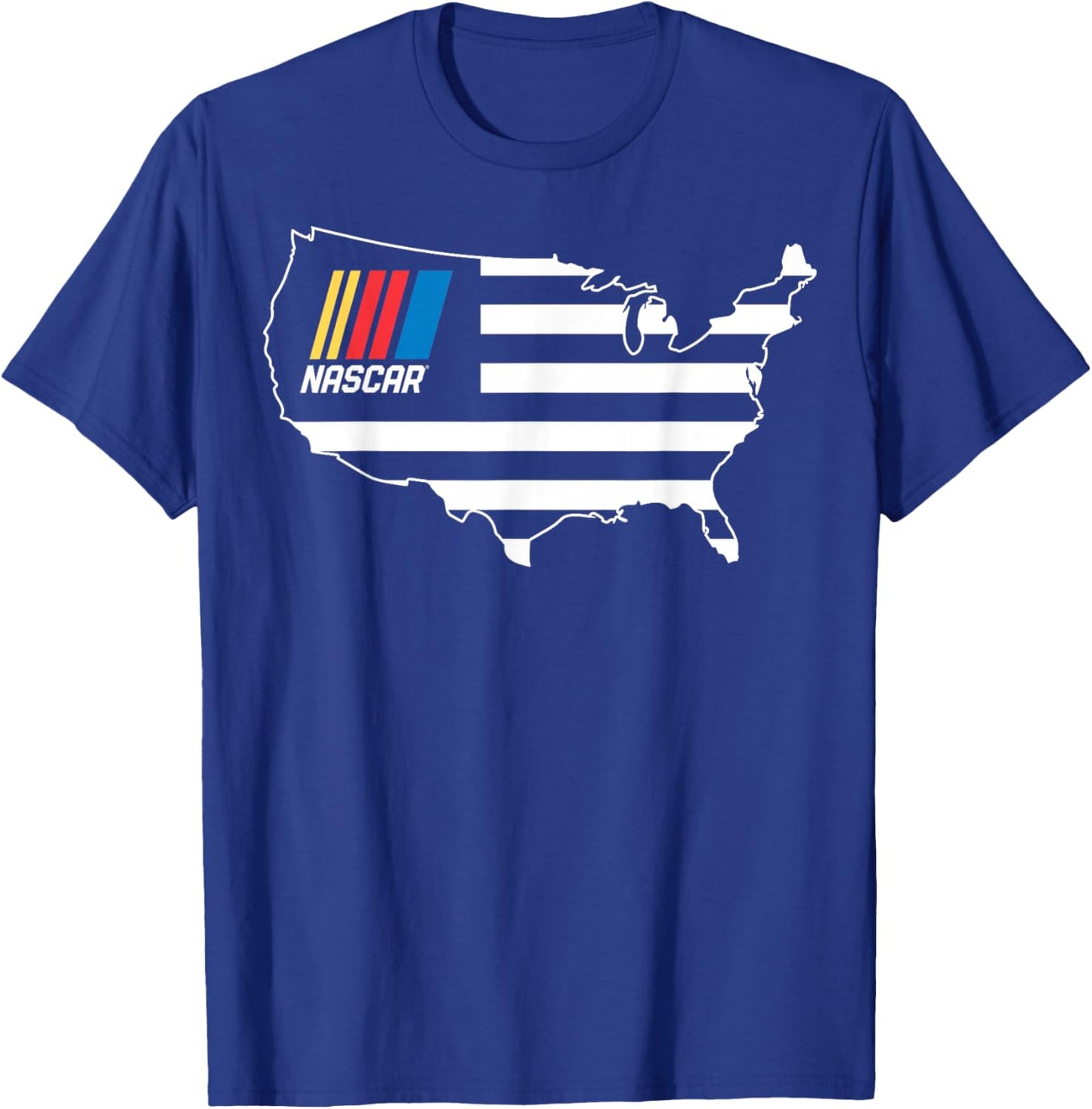 NASCAR - USA Map T-Shirt - T-Shirt | Royal