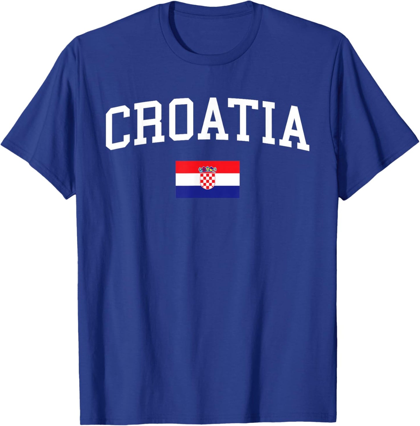 Croatian Flag Men Women Kids Croatia T-Shirt - T-Shirt | Royal
