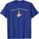 Off to Watch Baseball Funny Meme Goose Happy Game Day Retro T-Shirt - T-Shirt | Royal