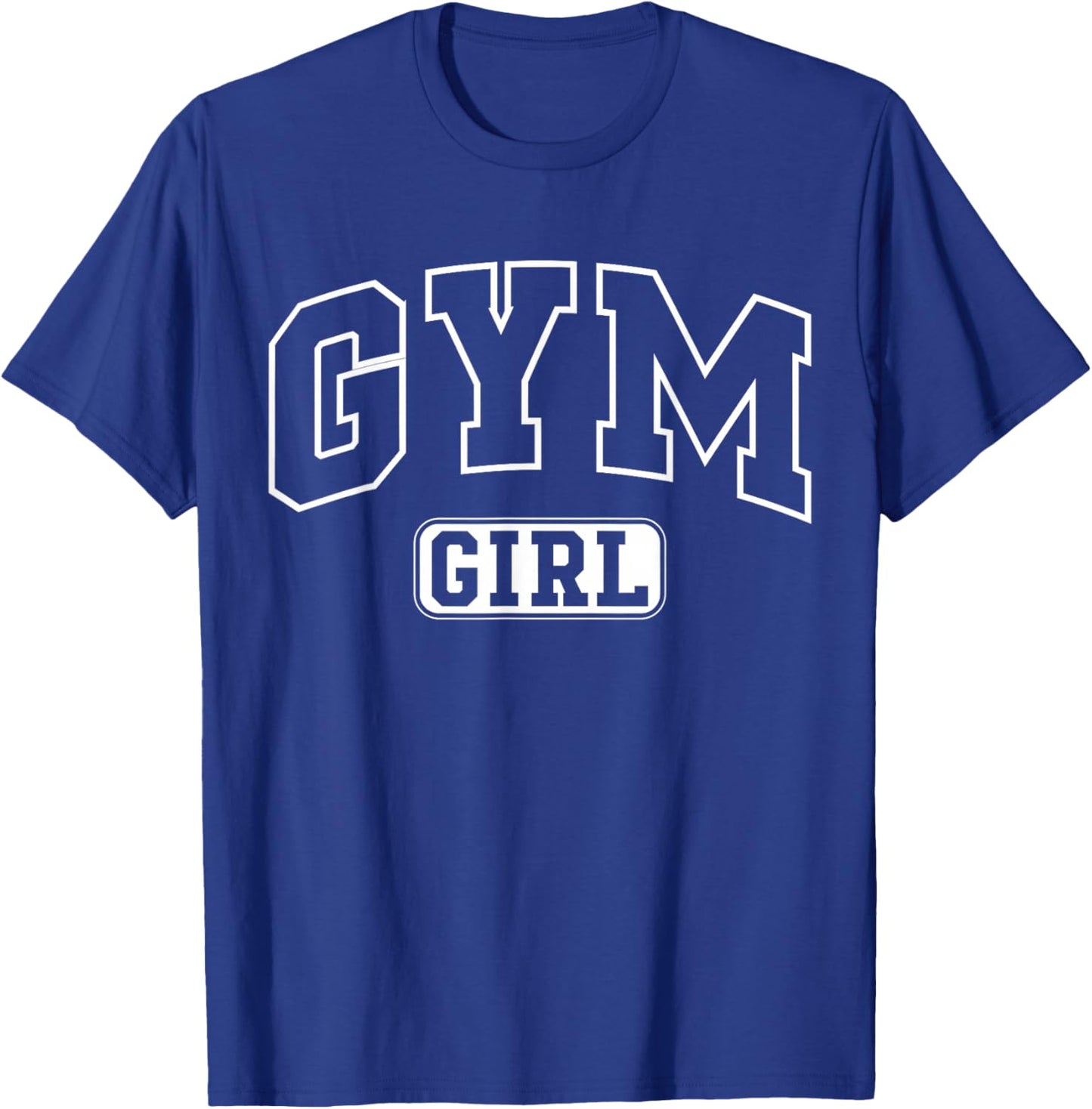 Gym Girl Funny Athletic Lettering Daughter Youth Kids T-Shirt - T-Shirt | Royal