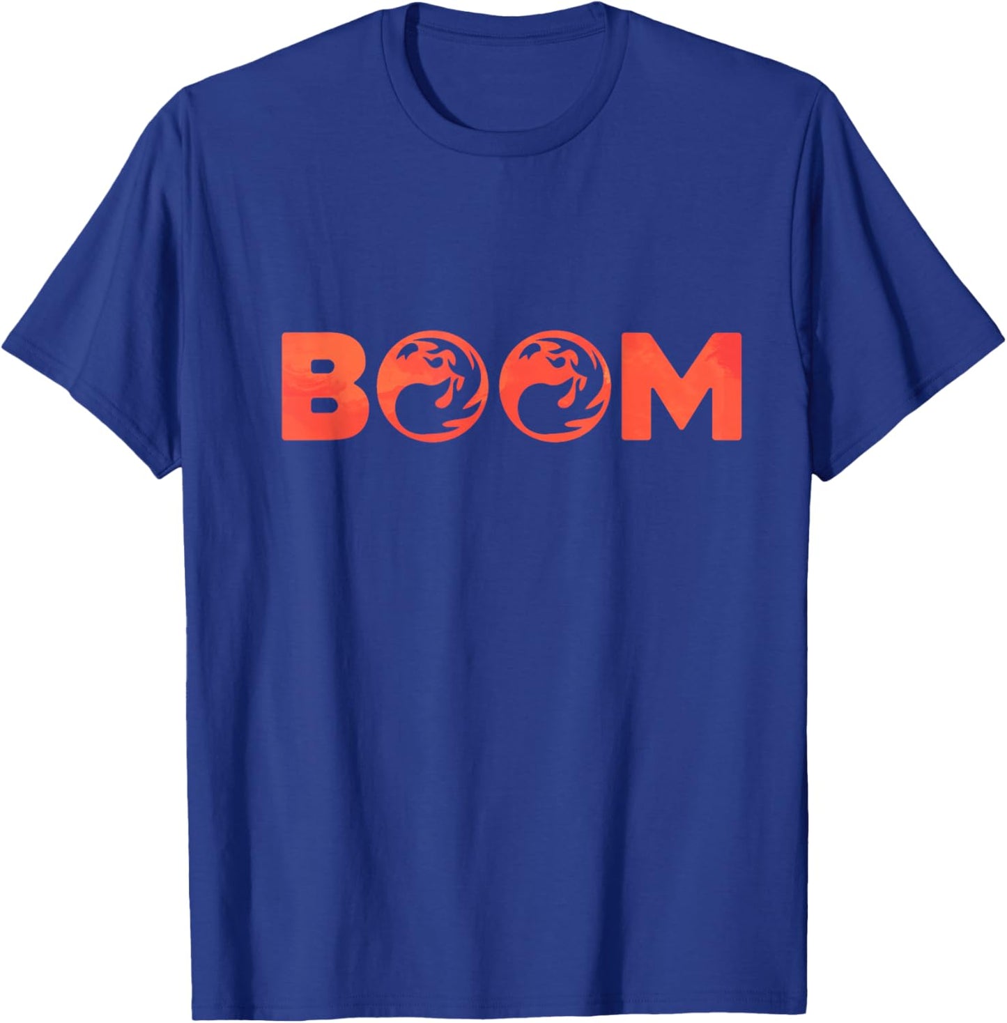 Boom Red Color Mountain Mana Magic T-Shirt - T-Shirt | Royal