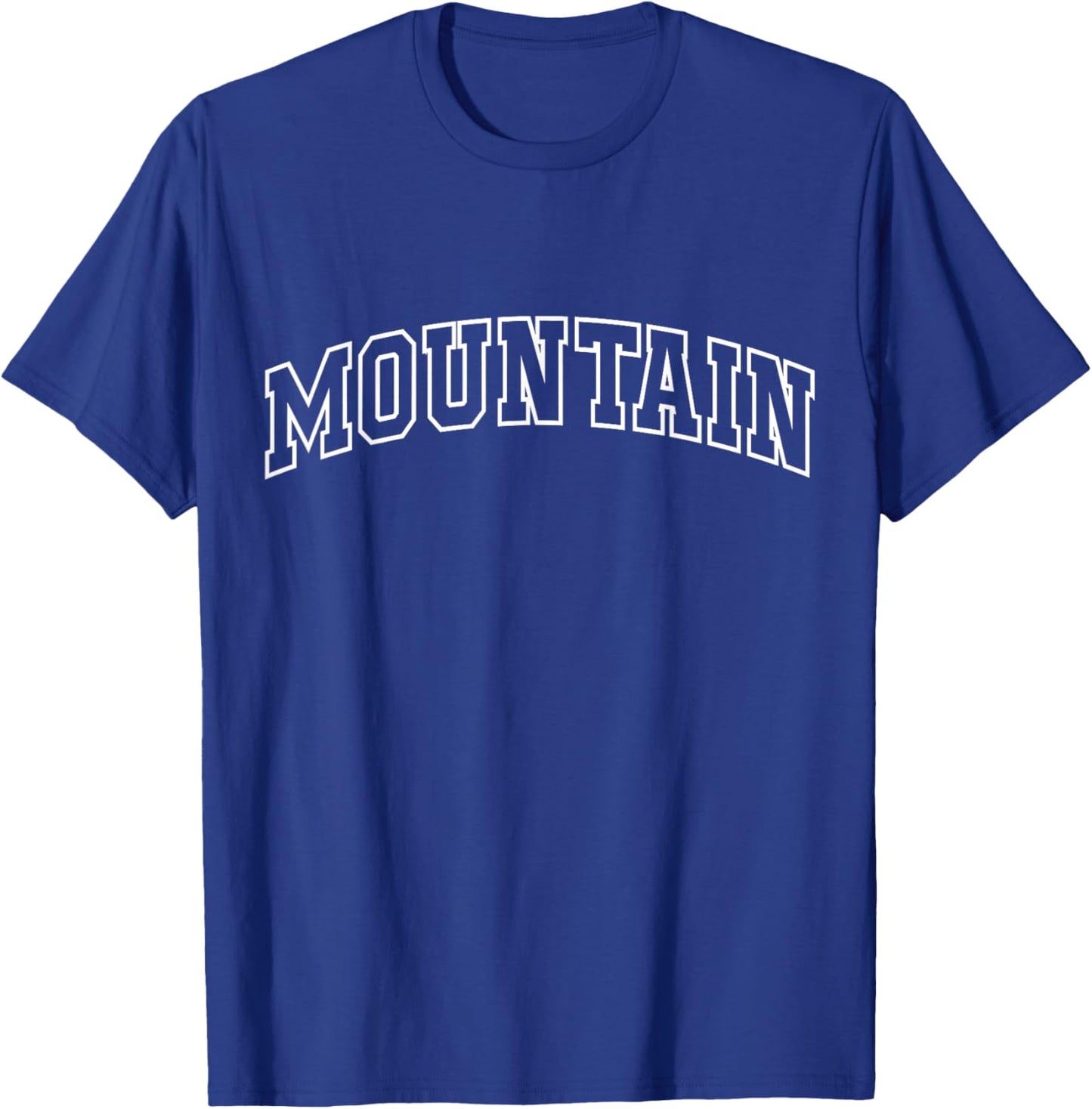 Mountain Funny Athletic Lettering Costume Animal Lover T-Shirt - T-Shirt | Royal