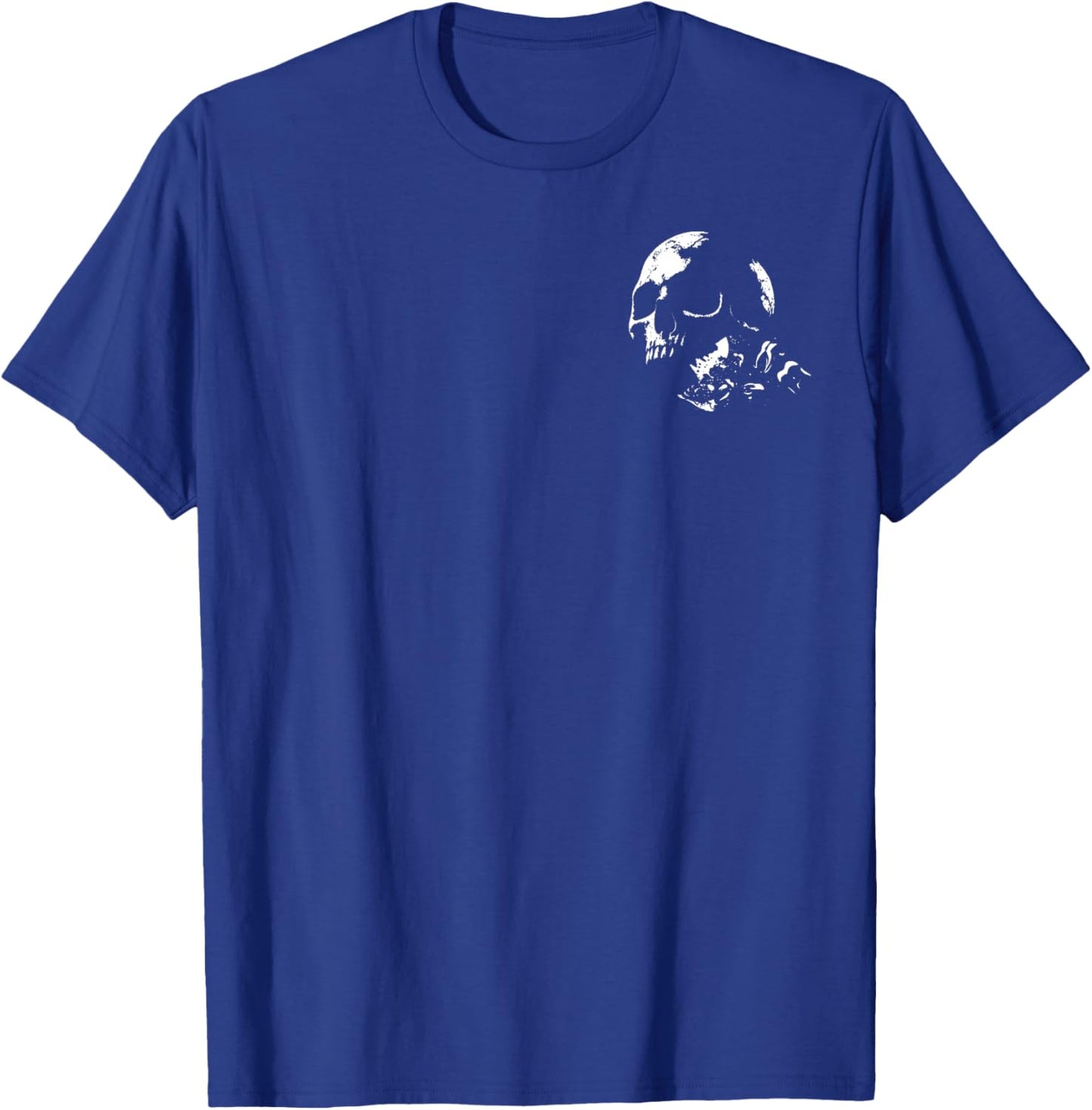 Psalm 3:7 Vintage Skull Christian Religious Bible 2 Sides T-Shirt - T-Shirt | Royal