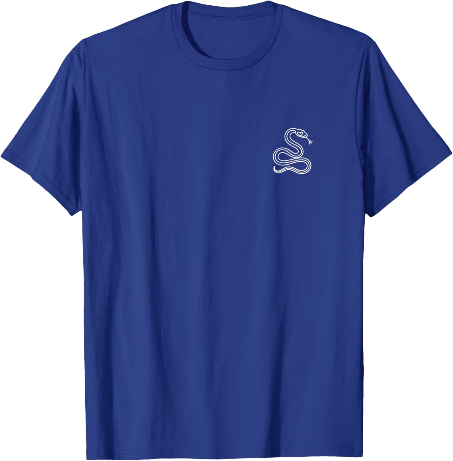 Snake Minimalist Line Art Ball Python Corn Snakes T-Shirt - T-Shirt | Royal