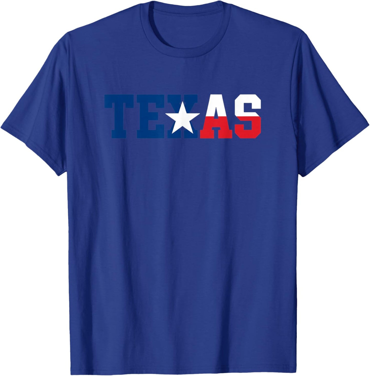 US States Vintage Retro Design T-Shirt - T-Shirt | Royal
