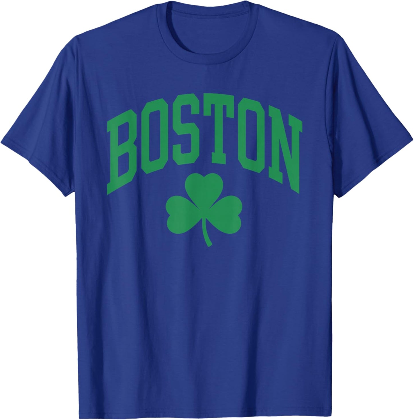 Boston St Patricks Day Shamrock T-Shirt - T-Shirt | Royal