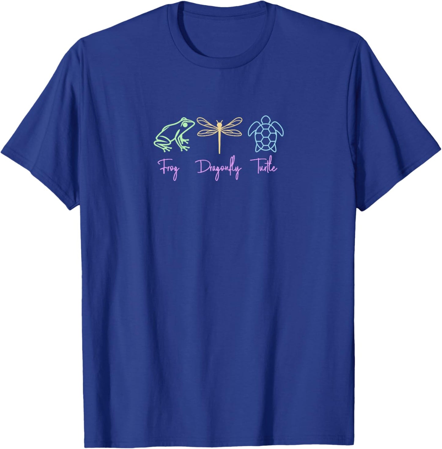 Frog Dragonfly Turtle Political Shirts T-Shirt - T-Shirt | Royal