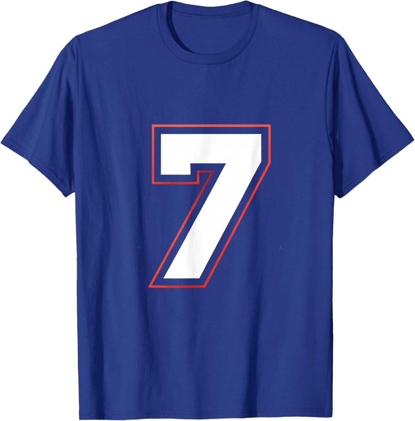 Fun Six Seven 6 7 Meme Design T-Shirt - T-Shirt | Royal