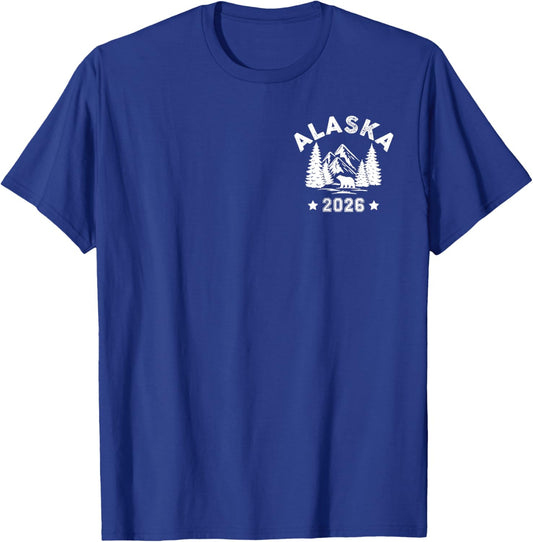 Alaska Cruise 2026 - Front and Back T-Shirt - T-Shirt | Royal