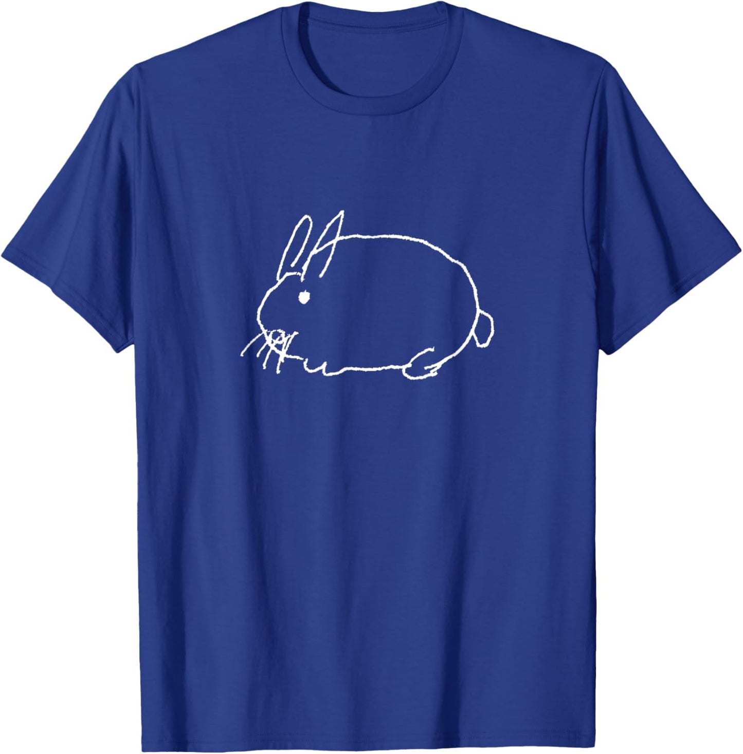 a Round White Rabbit T-Shirt - T-Shirt | Royal