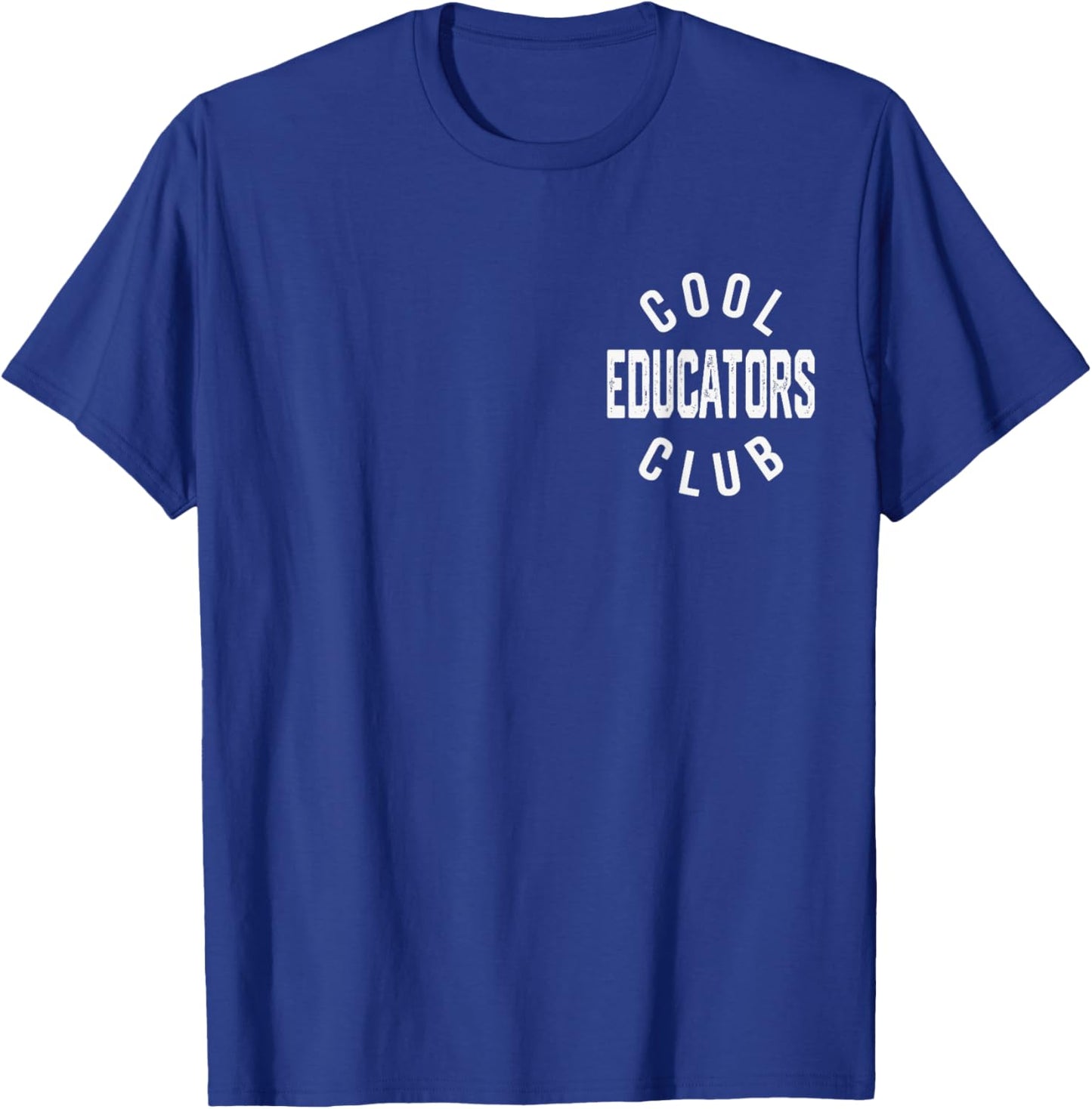 Cool Educators Club Retro Vintage Graphic T-Shirt - T-Shirt | Royal