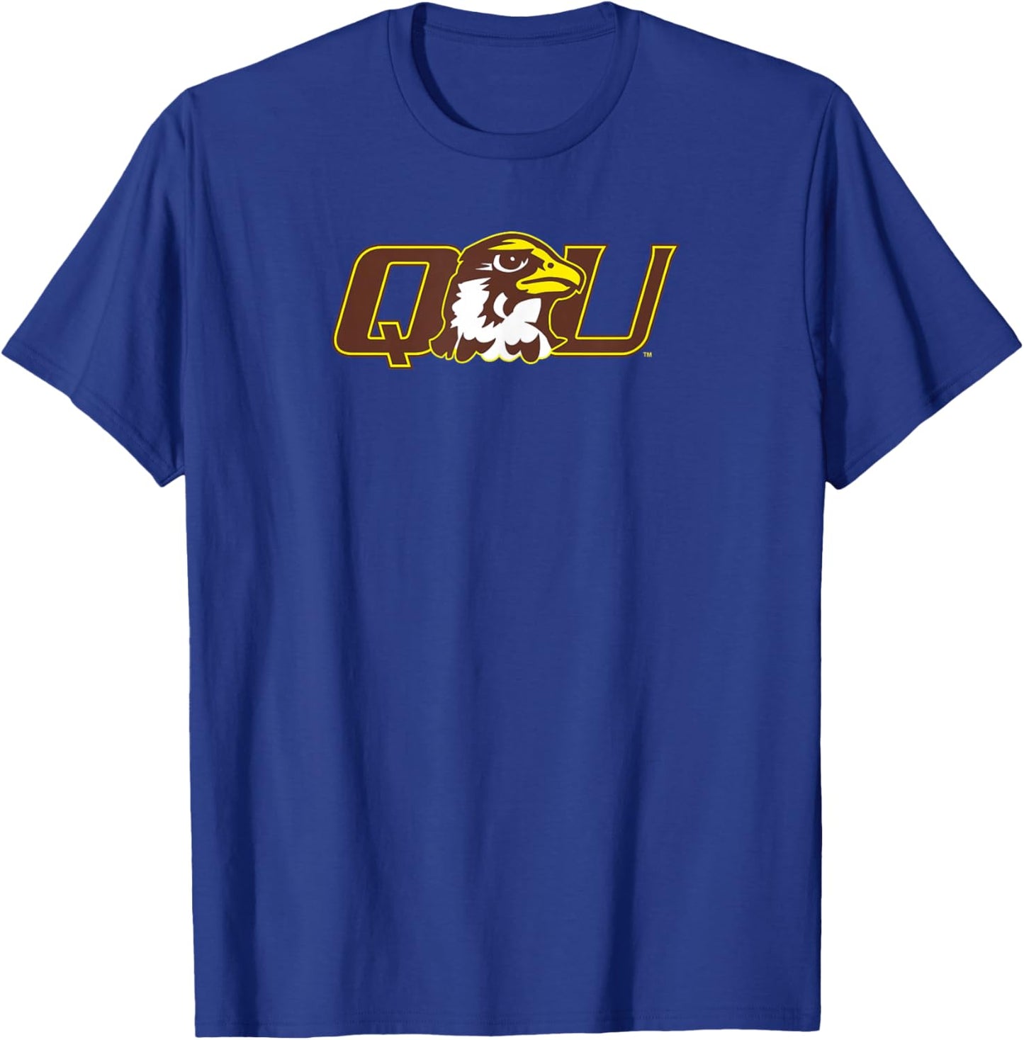 Quincy University Hawks Primary Logo T-Shirt - T-Shirt | Royal