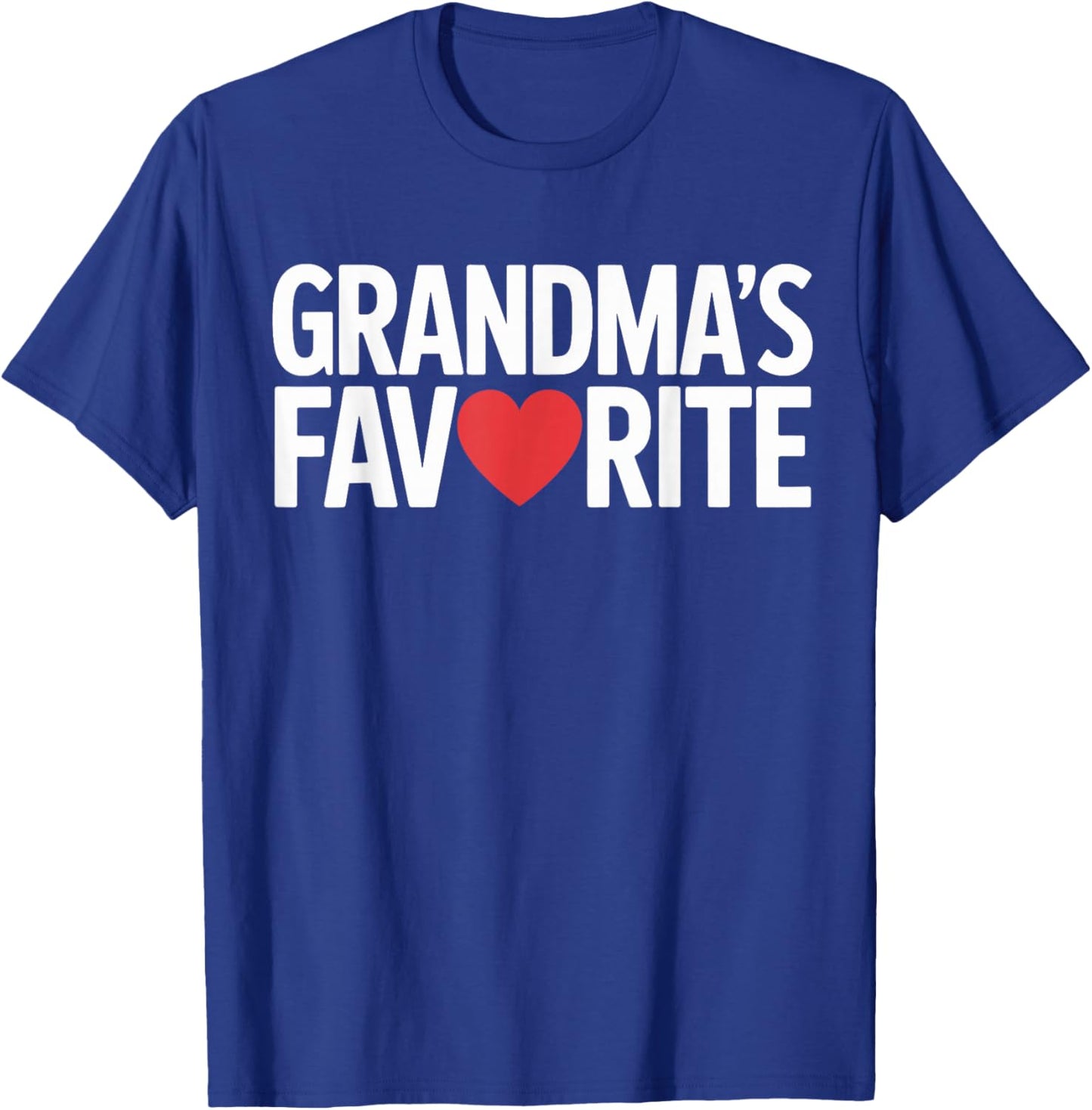 Funny Grandmas Favorite Family Humor Women Kids T-Shirt - T-Shirt | Royal