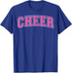 Cheer Varsity Pink and White Cheerleader Cheerleading T-Shirt - T-Shirt | Royal