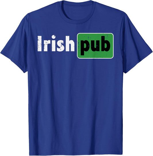 St Patricks Day Irish Pub Funny Saint Paddys Pun Men Women T-Shirt - T-Shirt | Royal