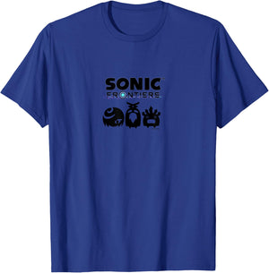 Sonic The Hedgehog - Sonic Frontiers Icons T-Shirt - T-Shirt | Royal