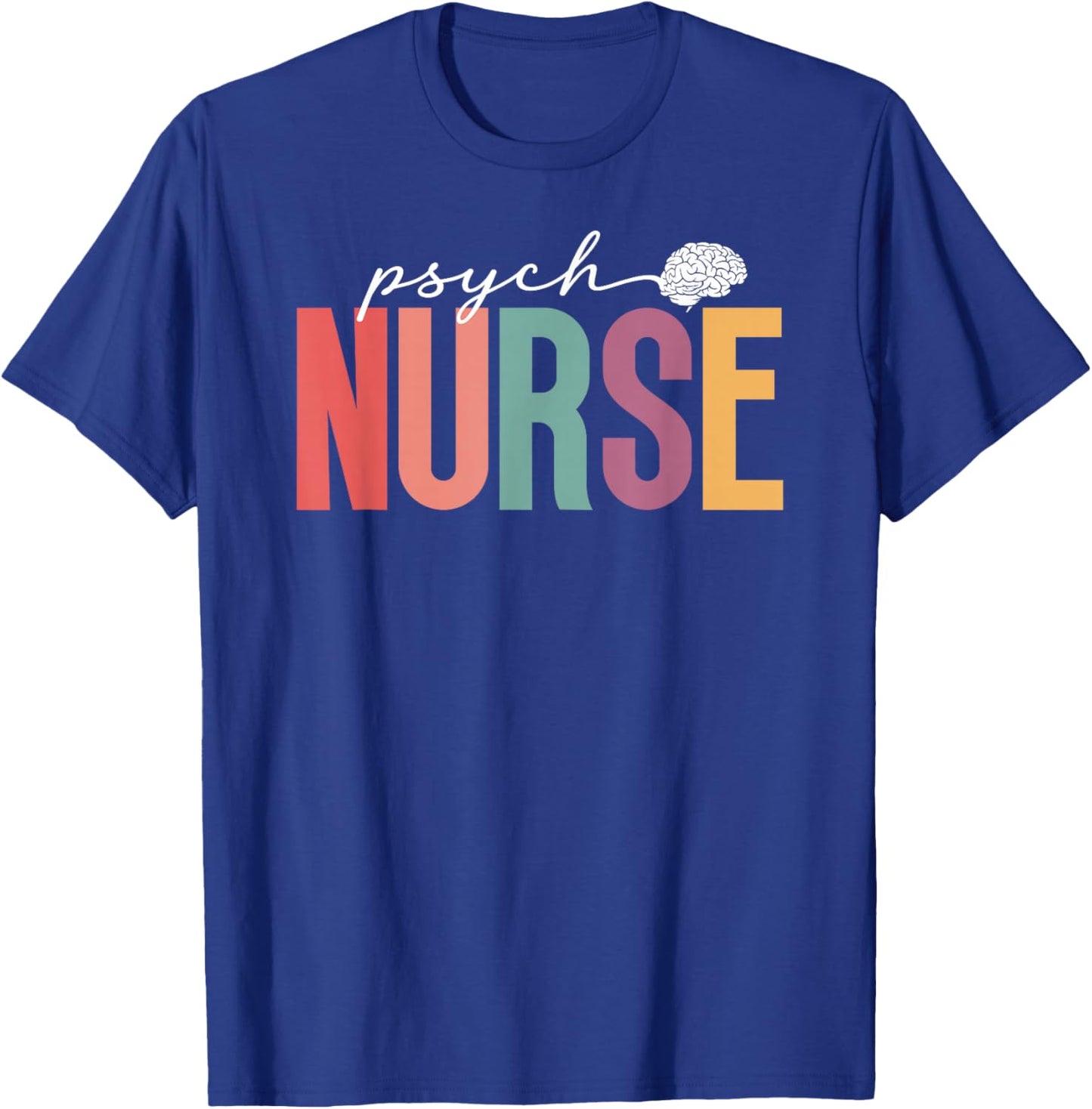 Boho Psych Nurse Appreciation Psychiatric Nurse T-Shirt - T-Shirt | Royal