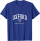 Oxford University Crest Academic Collegiate Sport PAFI246 T-Shirt - T-Shirt | Royal