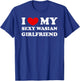 I Love/Heart My Sexy Wasian Girlfriend T-Shirt - T-Shirt | Royal