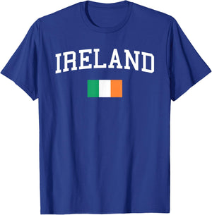 Irish Flag Men Women Kids Ireland T-Shirt - T-Shirt | Royal