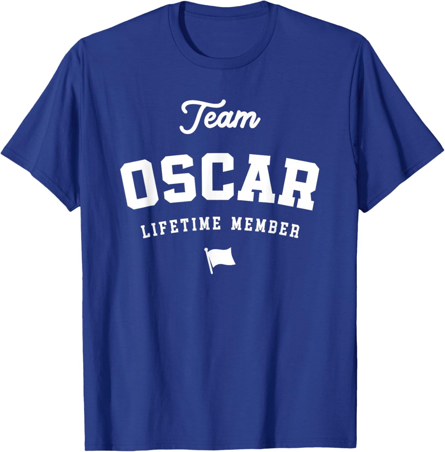 Team Oscar Lifetime Member Funny Name Oscar T-Shirt - T-Shirt | Royal