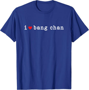 I Love Bang chan I Heart Bang chan T-Shirt - T-Shirt | Royal