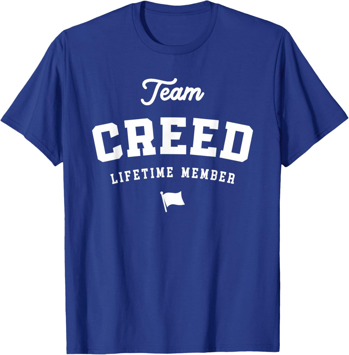 Team Creed Lifetime Member - Funny Name Creed T-Shirt - T-Shirt | Royal