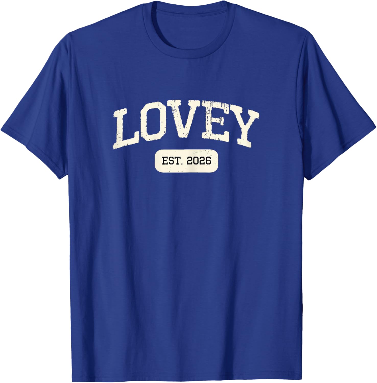 New Lovey Est 2026 1st First Time Pregnancy Announcement T-Shirt - T-Shirt | Royal