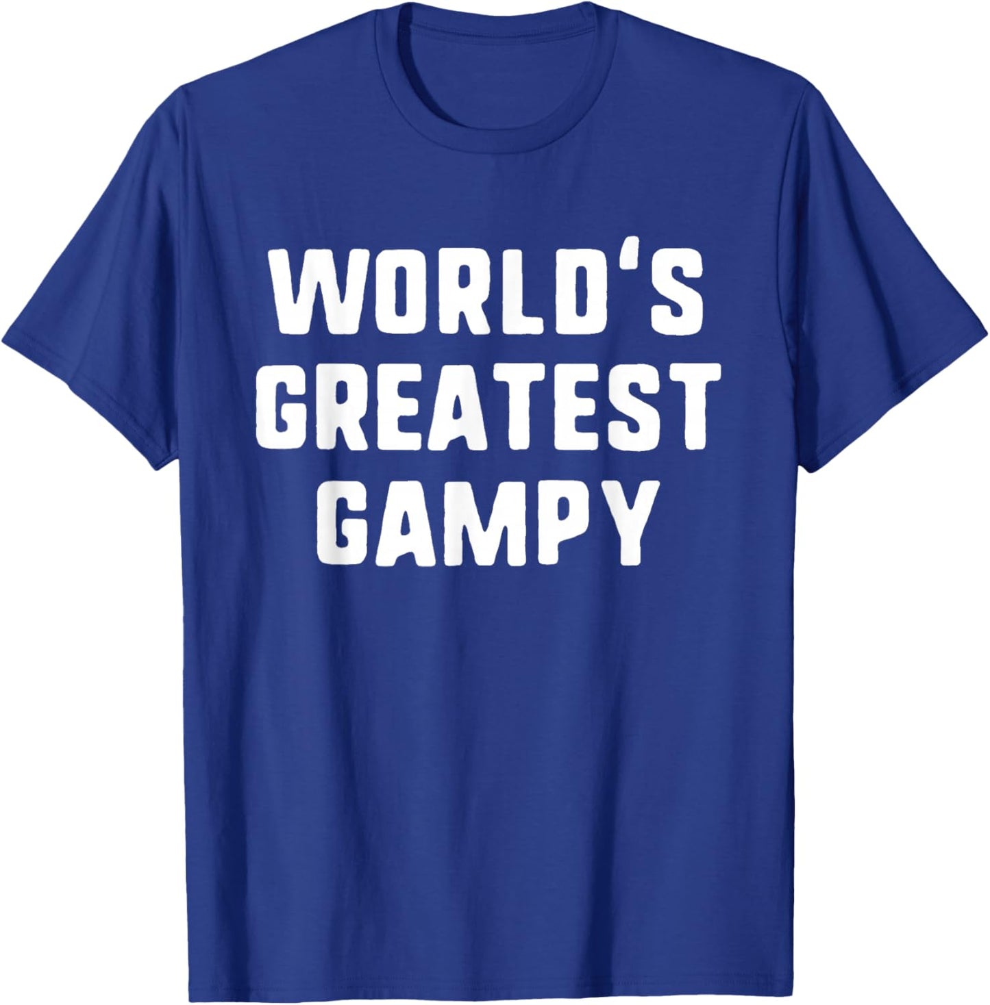 World's Greatest Gampy Funny Family T-Shirt - T-Shirt | Royal