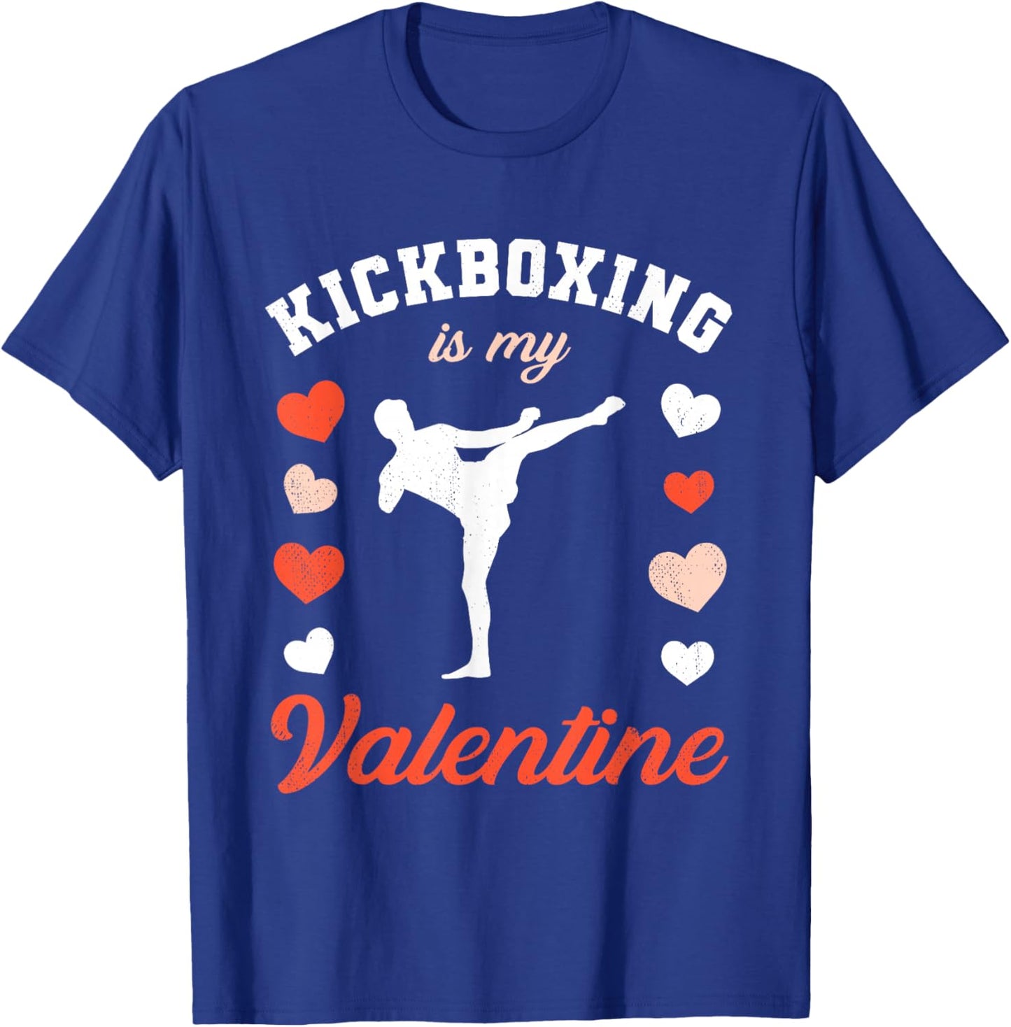 Valentine's Day Kickboxing is My Valentine T-Shirt - T-Shirt | Royal
