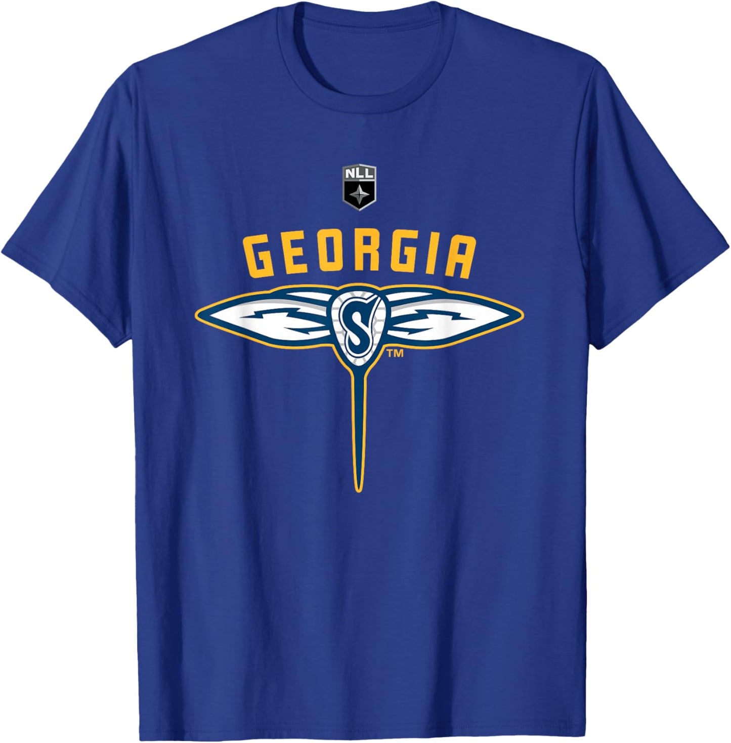 NLL Georgia Swarm Brett Dobson T-Shirt - T-Shirt | Royal