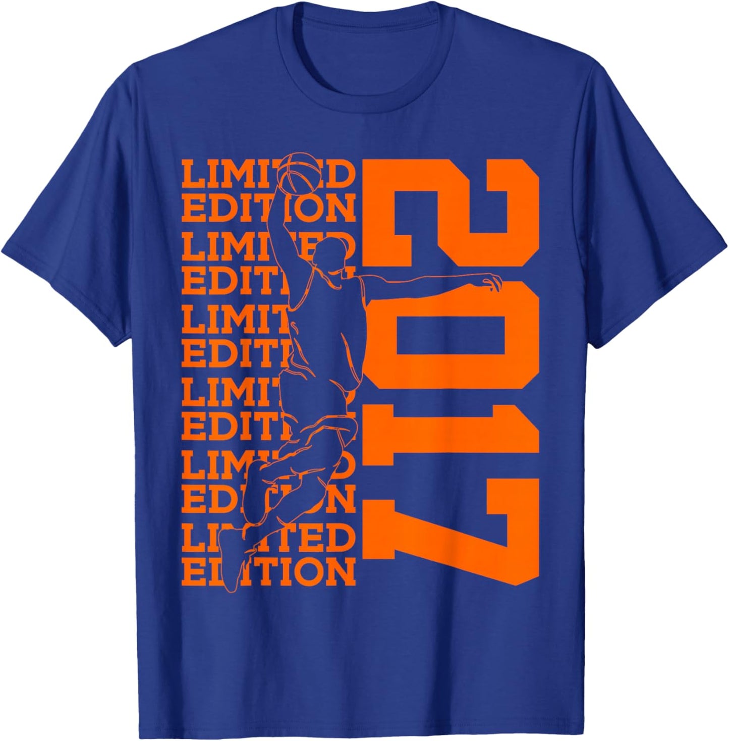 Limited Edition 2017 Basketball 9TH Birthday T-Shirt - T-Shirt | Royal