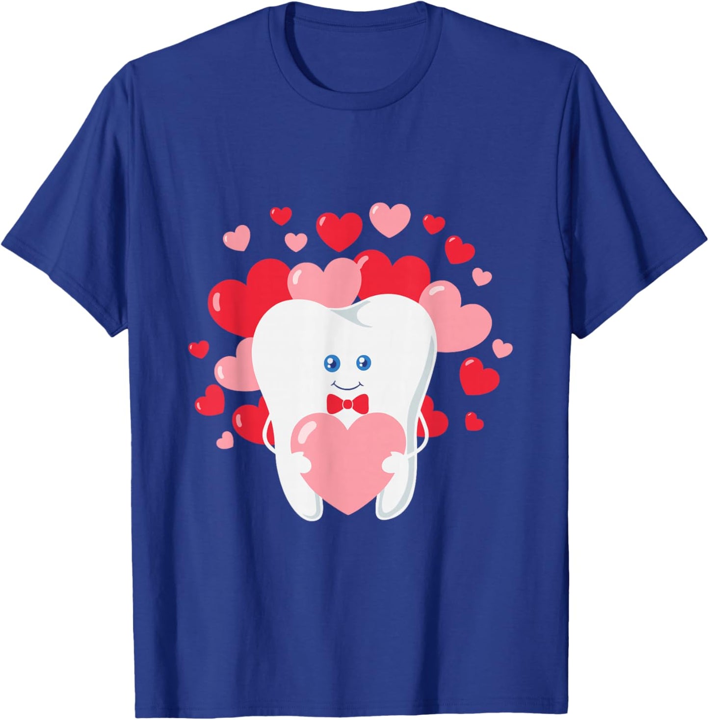 Tooth Dental Hygiene Dentist Valentine T-Shirt - T-Shirt | Royal