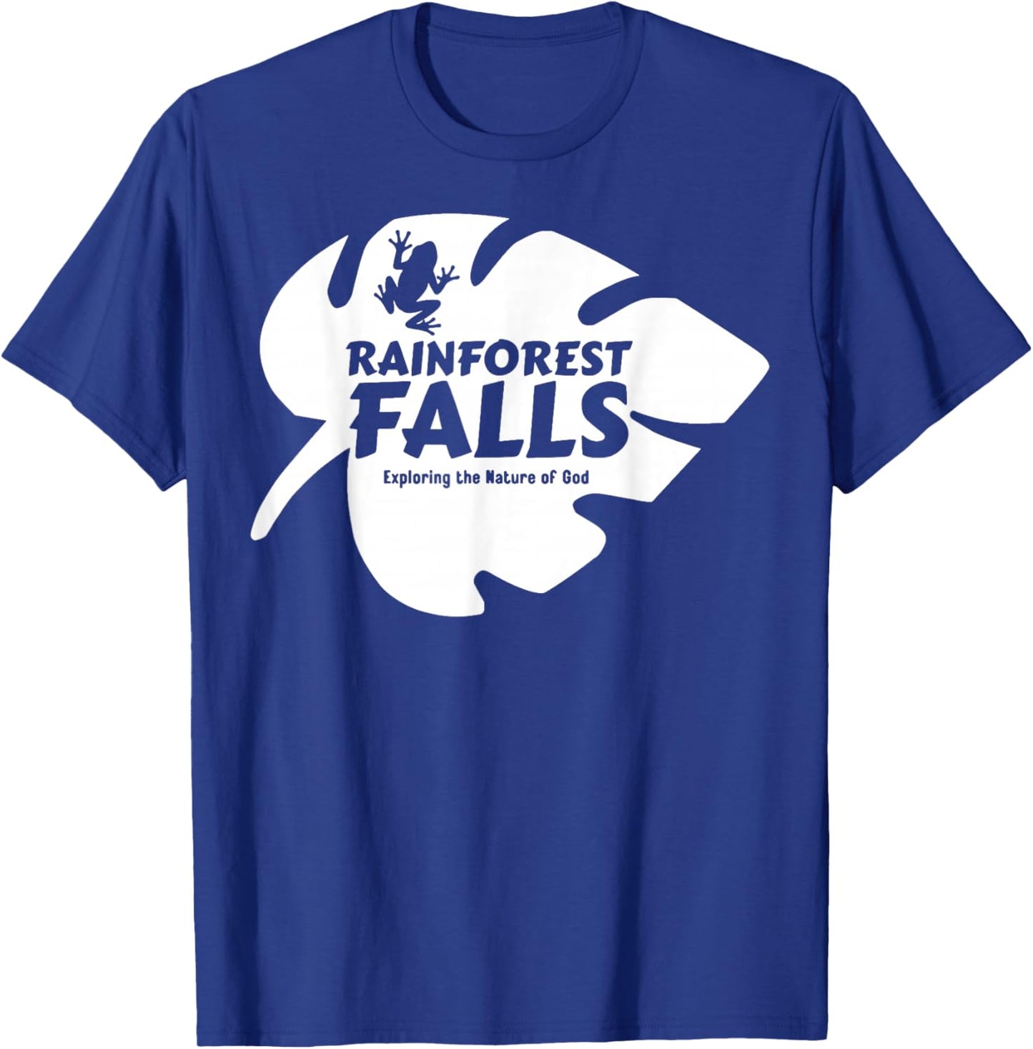 Rainforest Falls VBS 2026 Exploring The Nature of God Bible T-Shirt - T-Shirt | Royal