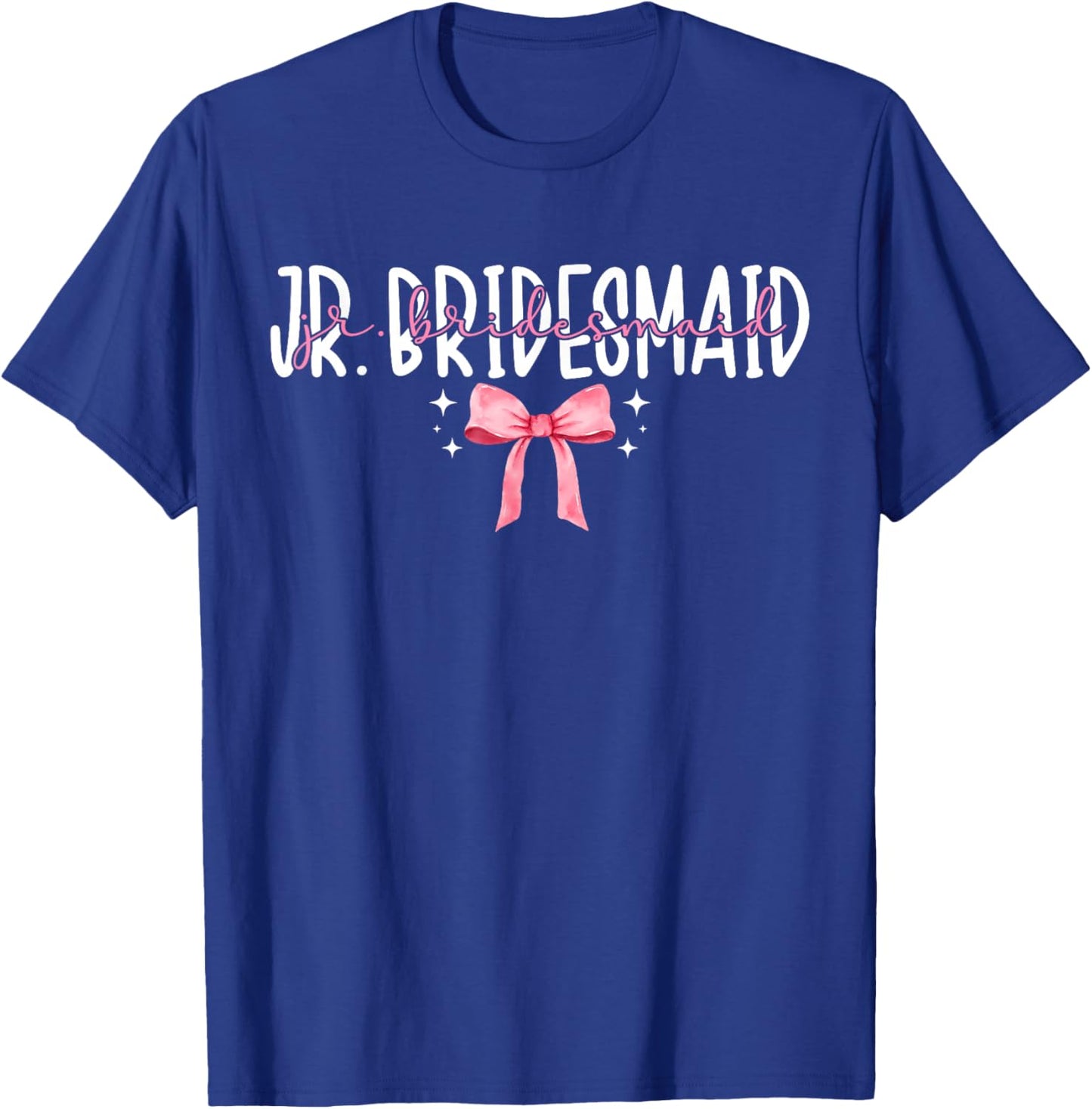 Junior Bridesmaid Wedding Junior Bridesmaid Party Coquette T-Shirt - T-Shirt | Royal