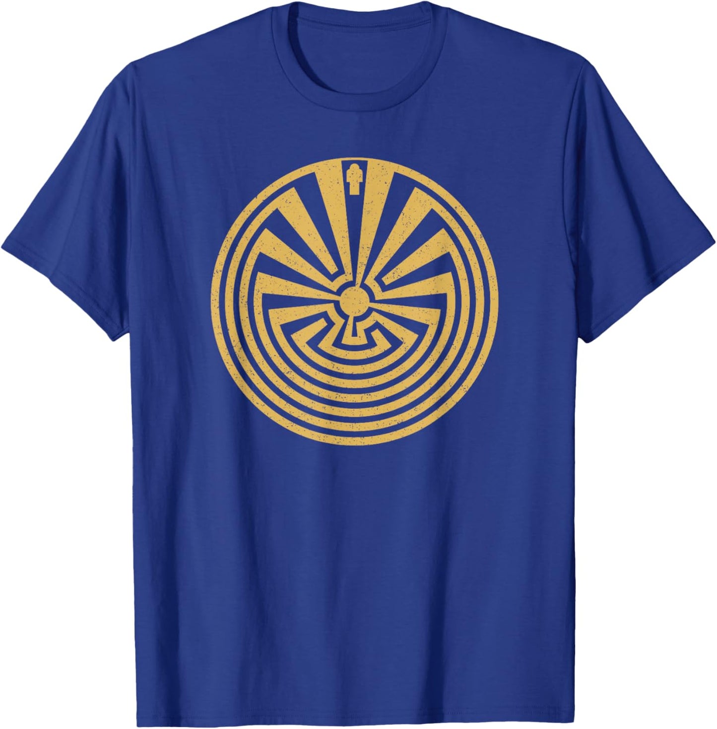 Tohono O'Odham Native American Symbol T-Shirt - T-Shirt | Royal