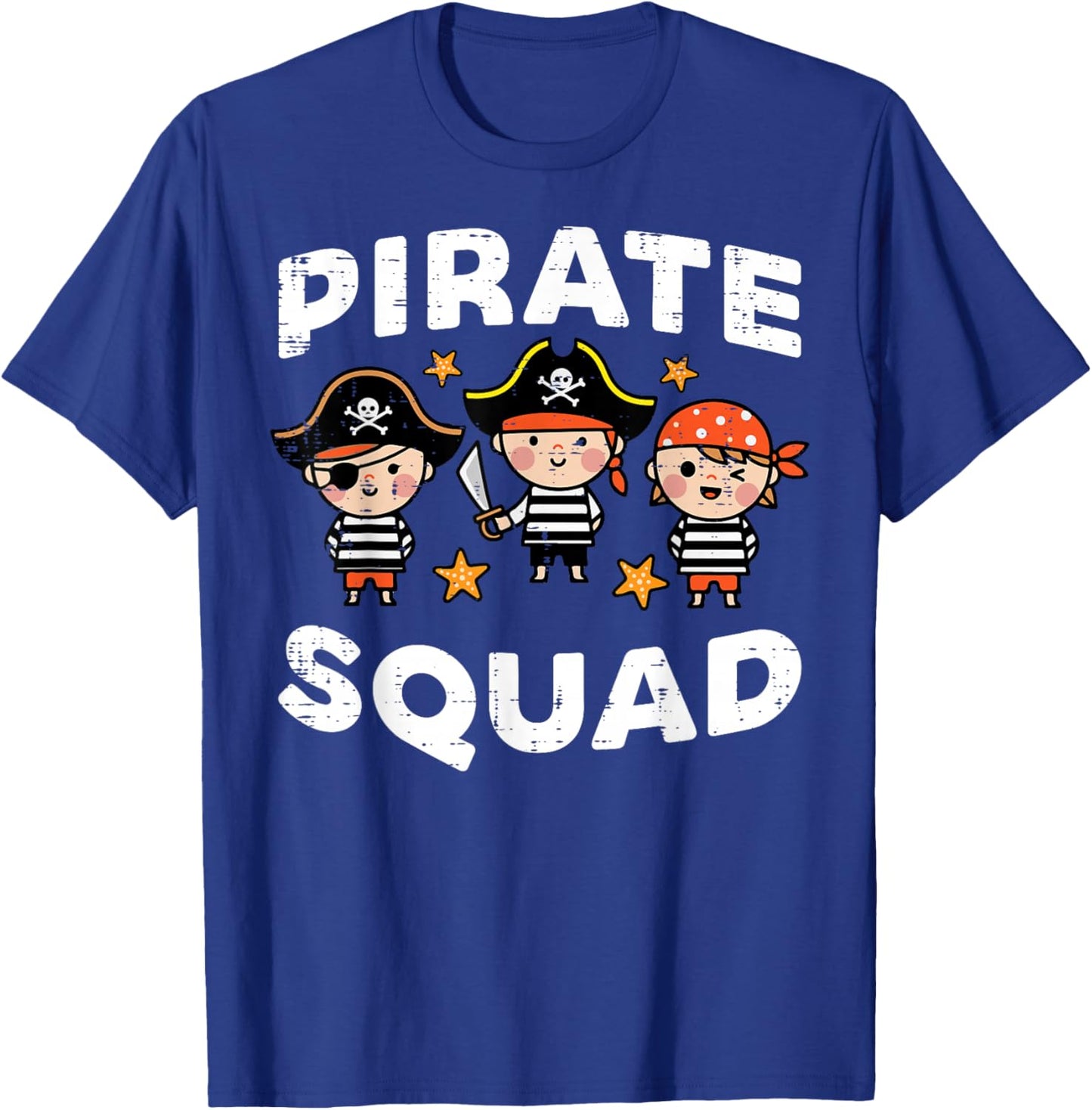 Pirate Squad Cute Team Crew Matching Boys Girls Kids Toddler T-Shirt - T-Shirt | Royal
